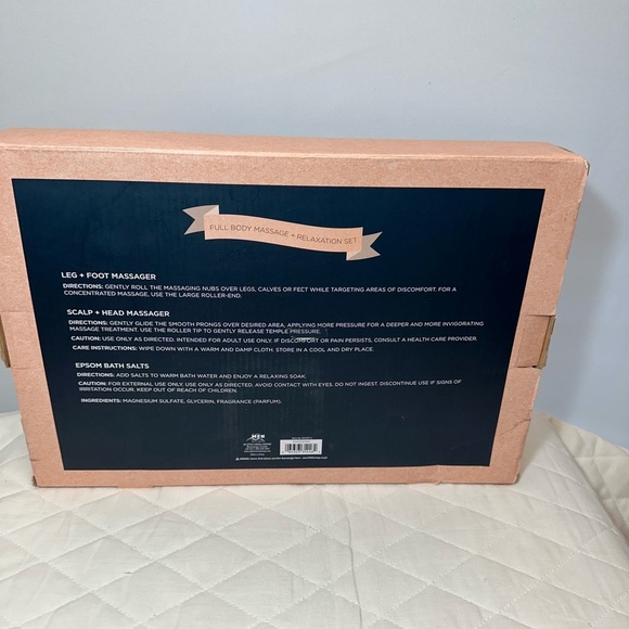 Men Wellness Full Body Massage and Relaxation Revitalization Set. New In Box. - Picture 8 of 8
